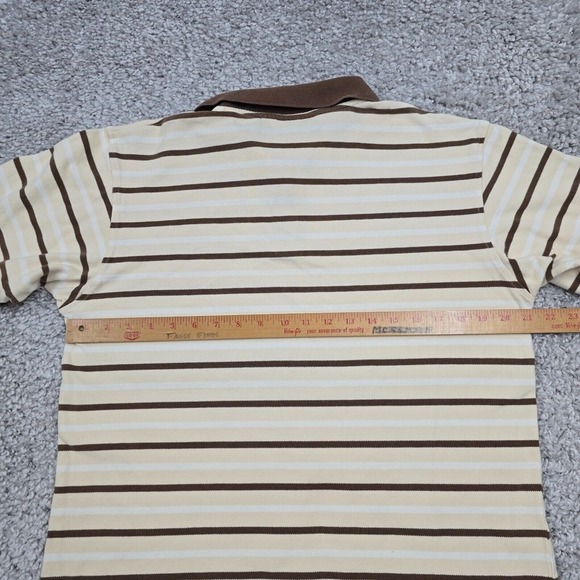 South Pole Polo Shirt Mens Medium Striped Short Sleeve Pullover Cotton Hip Hop - Picture 9 of 11